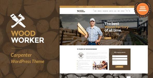 WoodWorker - Carpenter Handy Service WordPress Theme Logo